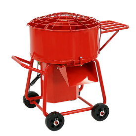 送料無料 モルタルミキサー 赤 混合量70L ドラム容量90L 物置き台付き 電動 ミニミキサー ミニモルタルミキサー 電動ミキサー 混練ミキサー 混練機 攪拌機 かくはん機 電動モルタルミキサー コンクリート モルタル 堆肥 肥料 飼料 ミキサー 攪拌 混錬 レッド mmixerdc00red