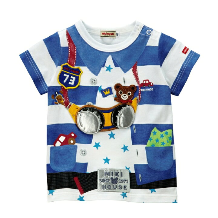 ミキハウス正規販売店/ミキハウス mikihouse プッチー&うさこ リュック&ポシェットプリント半袖Tシャツ(80cm・90cm) | アタックワン