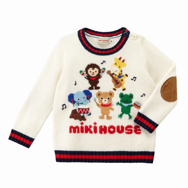 お気に入り ミキハウス新品セーター ポシェット サイズ90 kids-nurie.com