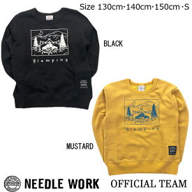 ●40%OFFセール●ニードルワーク（NEEDL WORK）OFFICIAL TEAM　GRAMPING　LOGO　トレーナー(90・100・110・120・130・140）　アウトレット