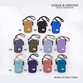 【期間限定P11倍】オーシャンアンドグラウンド　OCEAN&GROUND　モバイルポーチ GOODAY スマホショルダー スマホケース スマホポーチ 男の子 女の子 シンプル おしゃれ 小学生 キッズ ジュニア プレゼント