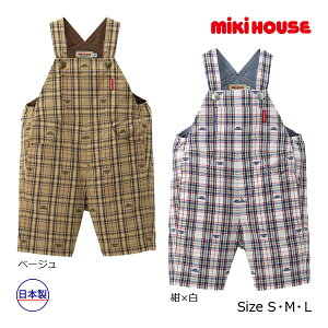 X[p[Z[P11{񂹏i~LnEX@mikihouse@6I[o[I[ `FbN@S@S(70-80cm)EM(80-90cm)EL(90-100cm)
