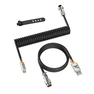 ATTACK SHARK C01ULTIMATE �Q�[�~���O�L�[�{�[�h�p�R�C���P�[�u�� 8000Hz�����`�� RGB���� USB C to USB A �����x���c�� �A���~�V�[���h GX�q��R�l�N�^�[ �i�C������d�ґg PET���b�V�� 1.5m�L�� �[�d �f�[