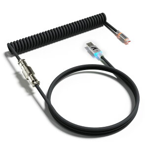 ATTACK SHARK C01ULTRA �L�[�{�[�h �R�C���P�[�u�� ���E�� �q��R�l�N�^�t�� RGB���C�g���� Type-C USB-A �_�u���X���[�u ���ϋv �����^ ���J�j�J���L�[�{�[�h �Q�[�~���O�L�[�{�[�h ����J�X�^���Ή� 
