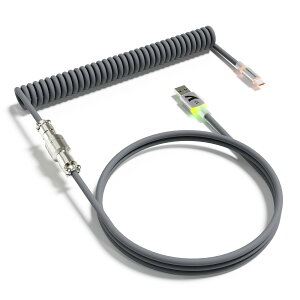 ATTACK SHARK C01ULTRA �L�[�{�[�h �R�C���P�[�u�� ���E�� �q��R�l�N�^�t�� RGB���C�g���� Type-C USB-A �_�u���X���[�u ���ϋv �����^ ���J�j�J���L�[�{�[�h �Q�[�~���O�L�[�{�[�h ����J�X�^���Ή� 