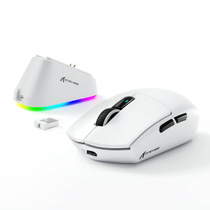 ATTACK SHARK G3PRO �Q�[�~���O�}�E�X 59g���y�� ���C�����X Bluetooth 2.4GHz USB-C �O�͐ڑ� RGB�[�d�h�b�N PAW3311�Z���T�[ 25000DPI 50DPI�P�ʒ��� 1000Hz�|�[�����O���[�g 40G�����x BK52820 MCU �I���������X�C�b