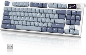 ATTACK SHARK K86 �Q�[�~���O�L�[�{�[�h TFT�J���[�X�N���[�� �V���i�K�X�N�W����-�K�X�P�b�g�\�� �i�x�[�W���j | �g���C���[�h�ڑ� �m�u�t�� ���C�����X ���j�A �z�b�g�X�|�b�g ���{������� 80%T