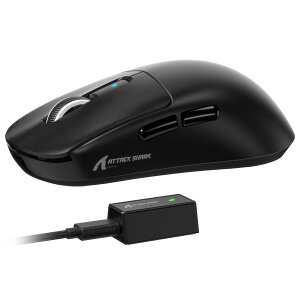 ATTACK SHARK R6 39g���y�ʃQ�[�~���O�}�E�X�A8000Hz�A42000DPI�ANordic 52840 MCU�AFPS�Q�[���Ή� PixArt PAW3950MAX�Q�[�~���O�Z���T�[�A3���[�h�A����BT/2.4G���C�����X/�L���A�X���R�[�e�B���O�A���w�}�C�N��