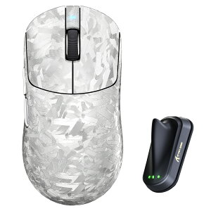 ATTACK SHARK RS3ULTRA �Q�[�~���O�}�E�X ���C�����X Bluetooth �L�� PAW3955MAX �ő�52000DPI 1DPI���� 20000FPS Nordic54L15 0.168ms��x�� �L������8000Hz �f���A��8K �J�[�{���t�@�C�o�[�����f�� 66g�y�� ���w���}�C
