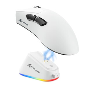 ATTACK SHARK V3PRO �Q�[�~���O�}�E�X 3���[�h���C�����X/ �L��/2.4G�ڑ� 65g�y�ʃ}�E�X PAW3311�Z���T�[ BK52820 MCU �E�����p�J�[�u�h RGB�}�O�l�b�g�[�d�X�^���h DPI25000 50���x���� ��^�p�[���T�|�[�g40G