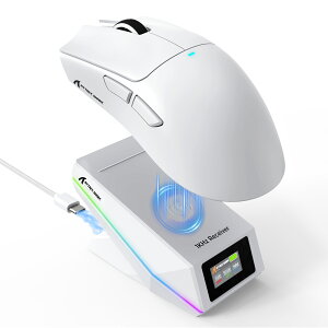 ATTACK SHARK X11 PRO V2 �Q�[�~���O�}�E�X ���C�����X �}�E�X��^ TFT�f�B�X�v���C���C�[�d�h�b�N 2.4G���V�[�o�[���� 30000DPI 1000Hz ��70g �ő�260���� 3���[�h BT5.2 PAW3315 400IPS 40G 500mAh 1����N���b�N �Z
