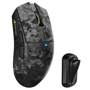ATTACK SHARK X11ULTRA �Q�[�~���O�}�E�X 59g���y�� �O���[�h�ڑ� Bluetooth 2.4G �L���Ή� Nordic54L15���� PAW3950MAX�Z���T�[ �ő�42000DPI 8000Hz�f���A��8K 0.163ms��x�� 50G�����x 20000FPS �J�[�{���{�f�B ���w�}