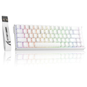 ATTACK SHARK X68MAX HE ���s�b�h�g���K�[ �L�[�{�[�h �t���A���~CNC �����\ �Q�[�~���O�L�[�{�[�h 8000Hz RT0.005mm ����x��0.08ms���C�e���V�[�L���z�[������60%���C�A�E�g68�L�[ ���C�X�C�b�` �z�b�g�X