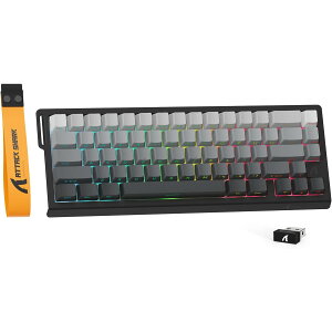 ATTACK SHARK X68PRO HE �Q�[�~���O�L�[�{�[�h ���C�� ���s�b�h�g���K�[�Ή� 3���[�h�ڑ� Bluetooth/2.4GHz/USB-C �L��8000Hz ����1000Hz ���C���X�C�b�` RT0.01mm 5000mAh�o�b�e���[���� RGB�L�[�{�[�h web�h���C�o