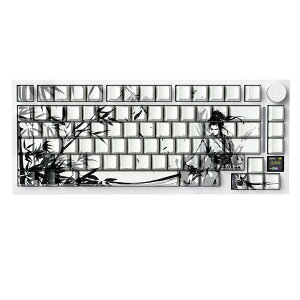 ATTACK SHARK X820 Ultra ���J�j�J���L�[�{�[�h 75%�z�� ���� �L�� Bluetooth 3���[�h�ڑ� �z�b�g�X���b�v�Ή� PBT�L�[�L���b�v RGB�o�b�N���C�g LED�f�B�X�v���C �m�u�t
