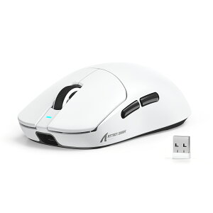 ATTACK SHARK X8SE �Q�[�~���O�}�E�X 3���[�h�ڑ� 2.4G Bluetooth USB-C�L�� BK52820�`�b�v PAW3311�Z���T�[ ���y59g �����x �����x ��x�� �ő�25000DPI �����\ 8000���X�C�b�`���� 40G�����x 500mAh�o�b�e���[ �Q