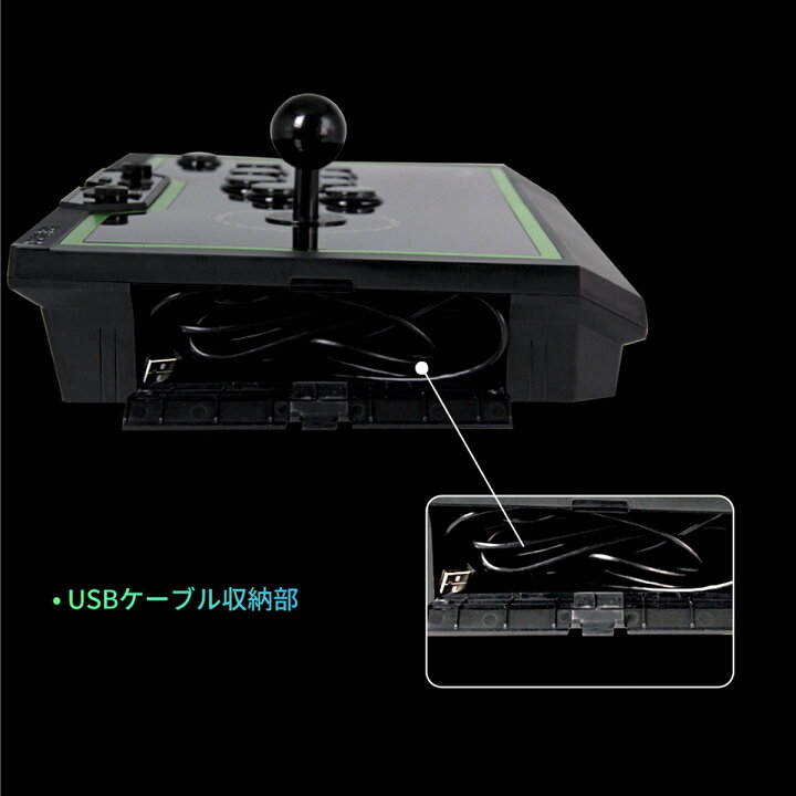楽天市場】【静音レバー&ボタン】 Qanba Q8 Silent Arcade Joystick 