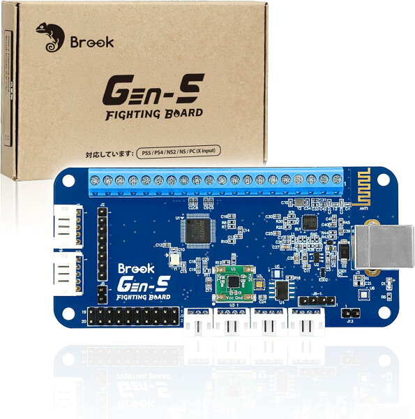 Brook GEN-5 Fighting Board - GEN5 最強のクロスジェネレーション ファイティングボード PS5、PS4、Switch 2、Switch、PCに対応 MM00012969 (ZPM005H)