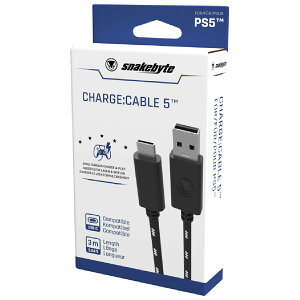 Xl[NoCg  SnakeByte SONY PS5 USBP[u CHARGE:CABLE 5(3M)`[W:P[u 5 ŐVQ[@ΉUSBP[u USB 2.0 A  C ̃RlN^[ P[u3m