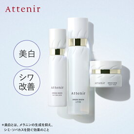 【ポイント10倍】ドレススノー 化粧水・日中用乳液・夜用クリーム セット 医薬部外品【アテニア 公式】[ Attenir 化粧品 基礎化粧品 スキンケア 40代 50代 美白 乳液 エイジングケア フェイスクリーム シワ改善 シワ しわ 美白化粧水 ナイアシンアミド ]