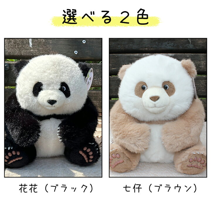 楽天市場】パンダ ブラックパンダ かわいい ぬいぐるみ リアル 