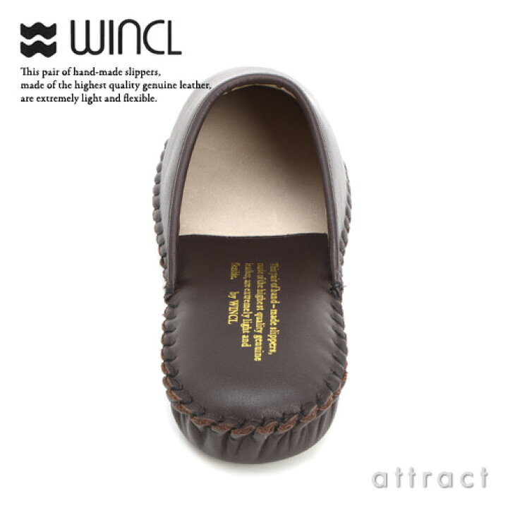 楽天市場】ウィンクル WINCL レザースリッパ Leather Slippers 前 