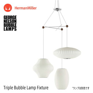 �o�u�������v Bubble Lamps Herman Miller �n�[�}���~���[ Triple Bubble Lamp Fixture �g���v�� �o�u�� �����v �t�B�N�X�`���[ �Ή��T�C�Y�F��480mm�܂� ��t����i�����v�{�͕̂ʔ��j George Nelson �W���[�W�E