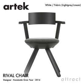 アルテック Artek ライバルチェア KG002 RIVAL CHAIR ハイバッグ ブラックシェル 3次元布張り ブラック/ホワイト バーチ ブラックラッカー デザイン：Konstantin Grcic 回転式 ワークチェア 椅子 フィンランド 北欧