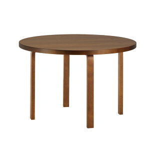 �A���e�b�N Artek TABLE 91 �e�[�u�� 91 �T�C�Y�F��125cm ���� 5cm 4�{�r �o�[�`�� �f�U�C���FAlvar Aalto �J���[�F�E�H�[���i�b�g�X�e�C�� �V�� �I�[�N�˔� �����FH72�EH74cm �ۃe�[�u�� �~�` �_�C�j���O 
