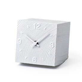 レムノス Lemnos タカタ キューブ cube 置き時計 テーブルクロック AZ10-17 デザイン：安積 朋子 カラー：2色 ステップムーブメント 【RCP】 【smtb-KD】 【楽ギフ_包装】 【楽ギフ_のし宛書】 【HLS_DU】