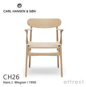 yK戵Xz yۏؕtz J[nZ & T Carl Hansen & Son A[`FA CH26 Hans.J.Wegner nXEJEEFOi[ I[N Oak zCgICtBjbV i`y[p[R[h k 