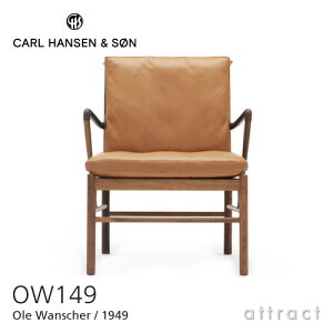 �y���K�戵�X�z �y�ۏؕt�z �J�[���n���Z�� & �T�� Carl Hansen & Son �R���j�A���`�F�A OW149 Colonial Chair �I�[���E���B���V���[ Ole Wanscher �E�H���i�b�g Walnut �I�C���t�B�j�b�V�� �����F���U�[ Thor 3