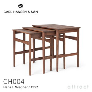 yK戵Xz yۏؕtz J[nZ & T Carl Hansen & Son lXeBO e[u Nesting Tables CH004 lXge[u 3Zbg EHibg Walnut ICdグ TChe[u ȃXy[