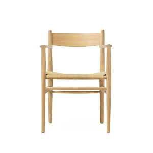 【正規取扱店】 【保証付】 カールハンセン & サン Carl Hansen & Son CH37 アーム チェア Hans.J.Wegner ハンス・J・ウェグナー ビーチ Beech クリア ラッカー塗装 ナチュラルペーパーコード 椅子 チェア