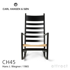 �y���K�戵�X�z �y�ۏؕt�z �J�[���n���Z�� & �T�� Carl Hansen & Son ���b�L���O�`�F�A Rocking Chair CH45 ���E���W�`�F�A �I�[�N Oak �u���b�N�h�� �i�`�������y�[�p�[�R�[�h �n���X J. �E�F�O�i�[ Hans