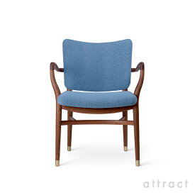 カールハンセン & サン Carl Hansen & Son モナーク チェア Monarch Chair VLA61 マホガニー Mahogany オイル仕上げ ファブリック：Baru 740 by Kvadrat バル ウール ブークレ 張座 Vilhelm Lauritzen ヴィルヘルム・ラウリッツェン