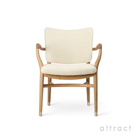 カールハンセン & サン Carl Hansen & Son モナーク チェア Monarch Chair VLA61 オーク Oak オイル仕上げ ファブリック：Baru 410 by Kvadrat バル ウール ブークレ 張座 Vilhelm Lauritzen ヴィルヘルム・ラウリッツェン