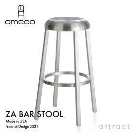 エメコ emeco ザ・バー スツール ZA Bar Stool スツール チェア 椅子 デザイナー：深澤 直人 高さ：76.2cm アルミニウム（光沢なし） USA製 アメリカ合衆国 海軍 ネイビー 潜水艦 チェア 軽家具 インテリア コントラクト 【RCP】【smtb-KD】