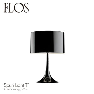 �t���X FLOS �X�v�[�� ���C�g T1 SPUN LIGHT T1 �e�[�u�������v �X�^���h �Ɩ� ���C�g �J���[�F�u���b�N �f�U�C���FSebastian Wrong �Z�o�X�`�����E�����O �X�p�� �Ɩ� �e�[�u�� �C�^���A �X�^���h���C