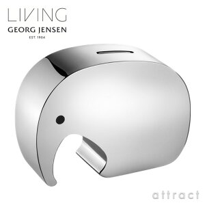 ジョージ ジェンセン GEORG JENSEN エレファント マニファント Moneyphant Lサイズ コインバンク 貯金箱 ミラー仕上げ ゾウ ステンレス デザイナー：J&#248;rgen M&#248;ller ヨーゲン・ミュラー ジョージジェンセンデンマーク 北欧【RCP】【smtb-KD】