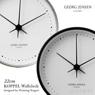ジョージ ジェンセン GEORG JENSEN コッペル Koppel Wall Clock ウォールクロック 22cm ステンレス カラ…
