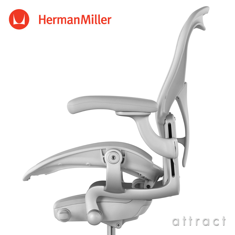 ハーマンミラー Herman Miller アーロンチェア リマスタード Aeron Chair Bサイズ ミディアム ミネラル ポスチャーフィット  フル装備 （カーペット用キャスター） デザイン：Bill Stumpf & Don Chadwick オフィスチェア タスク 