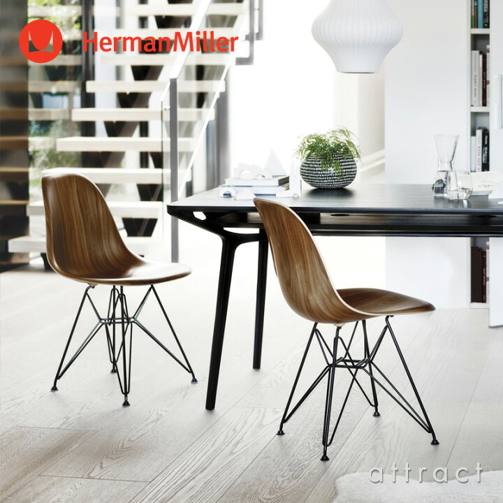 楽天市場】ハーマンミラー Herman Miller イームズ ウッドシェルチェア 