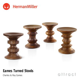 ハーマンミラー Herman Miller イームズ ターンド スツール Eames Turned Stool ウォールナット 4タイプ デザイン：Charles & Ray Eames 411 412 413 414 サイドテーブル 積層材 オイル仕上げ 椅子 チェア 【RCP】【smtb-KD】