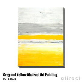 アートパネル Art Panel Grey and Yellow Abstract Art Painting W600×H800mm IAP 51598 T30 Gallery アートポスター キャンバス MDF インテリア 壁掛け アクリル 油絵具 壁面 デザイン リビング 抽象画 フレーム 【RCP】【smtb-KD】