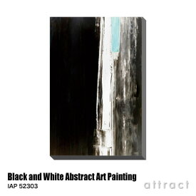 アートパネル Art Panel Black and White Abstract Art Painting W530×H800mm IAP 52303 アートポスター キャンバス MDF インテリア 壁掛け アクリル 油絵具 壁面 デザイン リビング 抽象画 フレーム 【RCP】【smtb-KD】