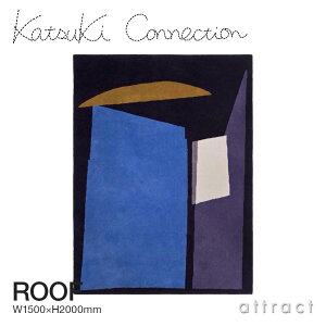 �J�c�L �R�l�N�V���� Katsuki Connection ���O Rug ���[�t ROOF �T�C�Y�F1500 × 2000mm �E�[�����O ��~���[�W���O�E�[�� �f�U�C���F���� �T�q �e�L�X�^�C�� �f�U�C�i�[ �J�[�y�b�g �O�~ �Ƌ� �C���e��
