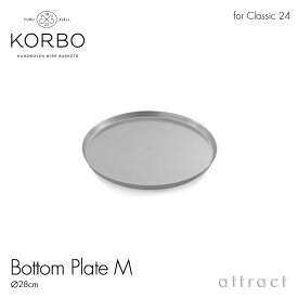コルボ KORBO ボトムプレート Bottom Plate M 対応サイズ：クラシック 24 専用 ワイヤー バスケット専用トレイ ステンレス 【RCP】【smtb-KD】
