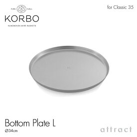 コルボ KORBO ボトムプレート Bottom Plate L 対応サイズ：クラシック 35 専用 ワイヤー バスケット専用トレイ ステンレス 【RCP】【smtb-KD】