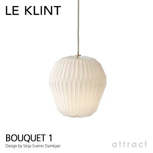 レ・クリント LE KLINT ブーケ 1 BOUQUET 1 Mサイズ Φ185mm プラスチックシェード ペンダント ランプ カラー:ホワイト KP1301 ランプ 照明 ライト LED デザイン:Sinja Svarrer Damkj?r 花束 北欧 インテリア